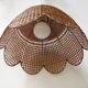 Hanging lamp in rattan and cannage