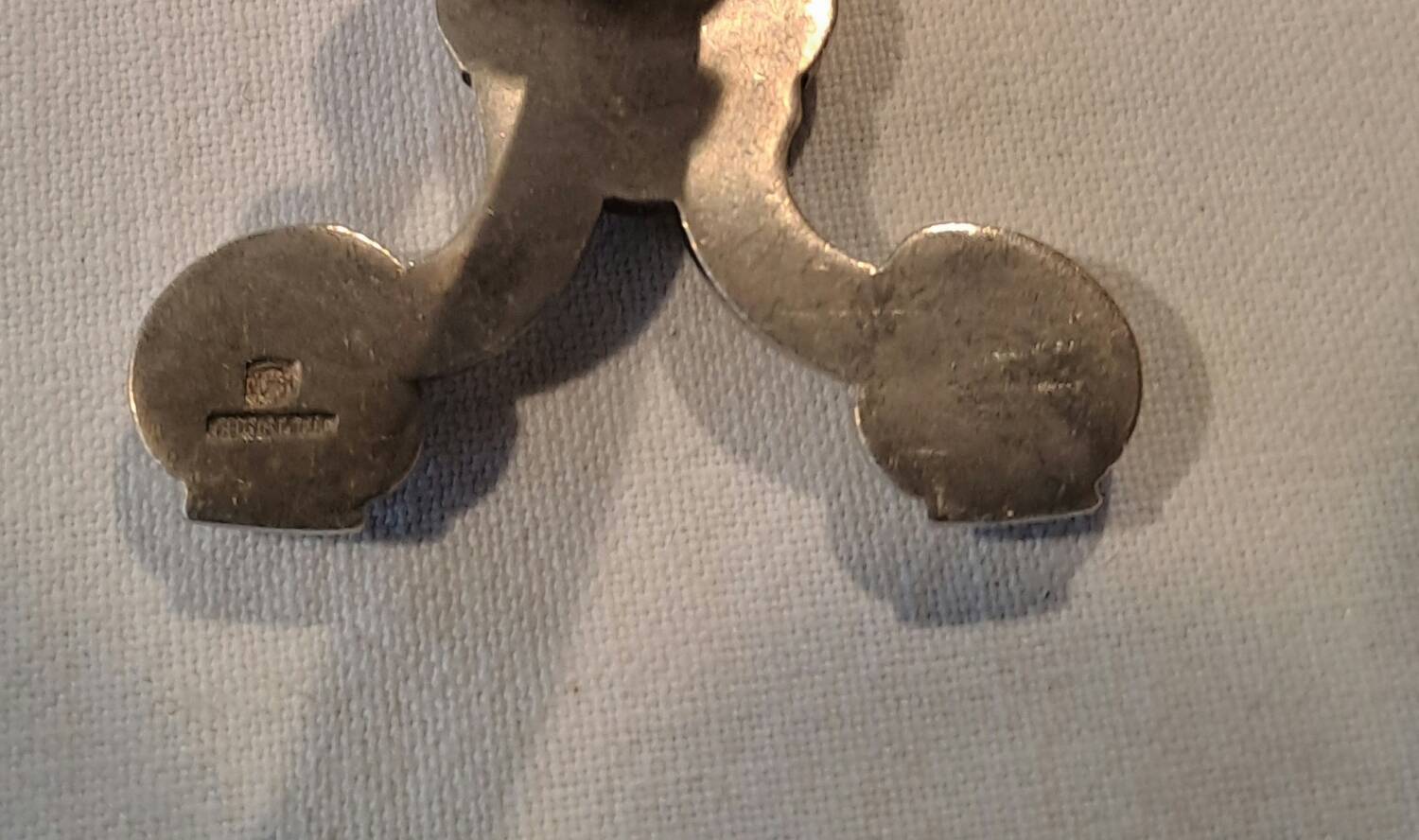 12 Christofle silver metal knife holders, Vendôme model