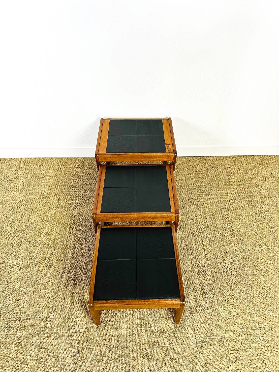Vintage 1960 nesting coffee table
