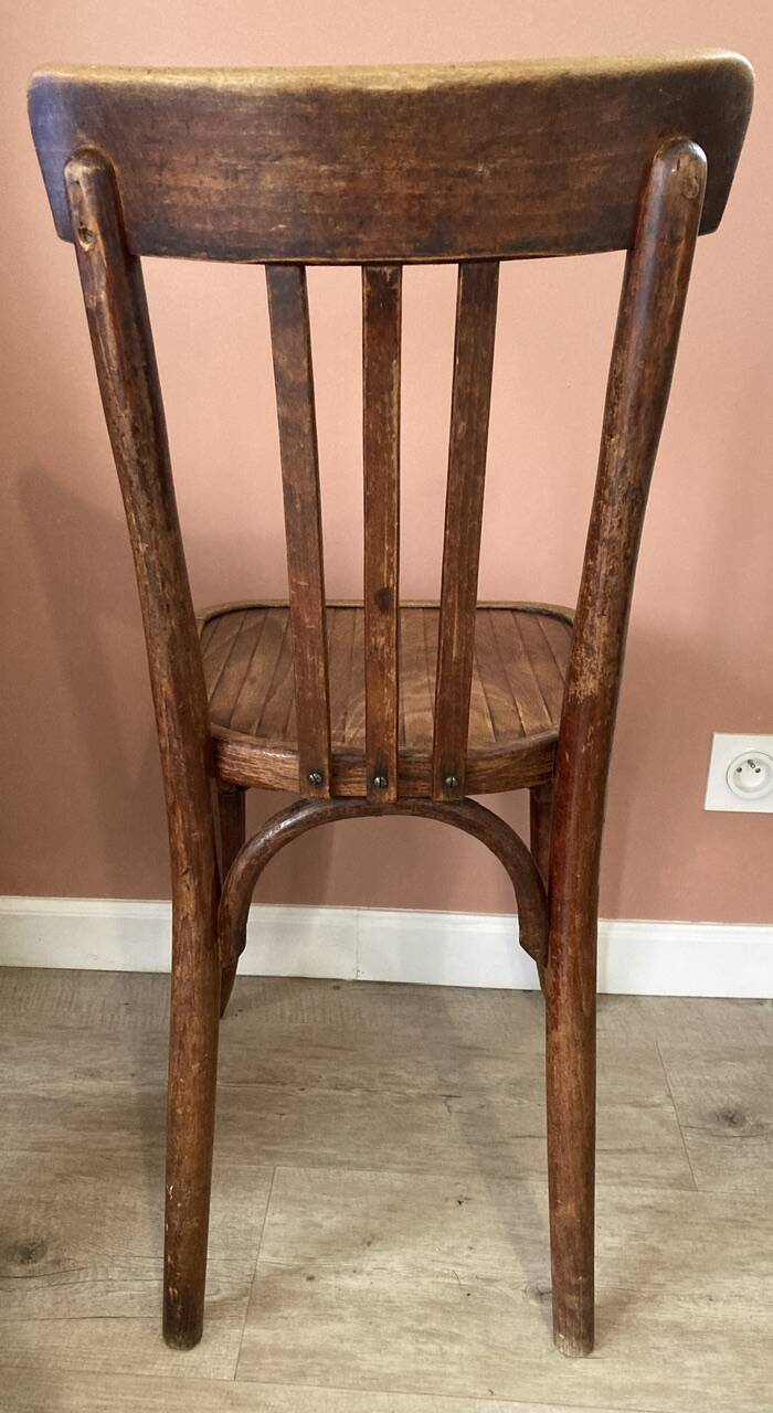 Lot de 3 chaises bistrots anciennes