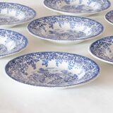 6 old hollow plates KG Lunéville