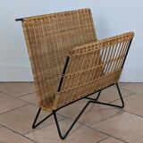 Rattan magazine rack Raoul Guys