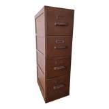 Antique wooden drawer unit filing cabinet