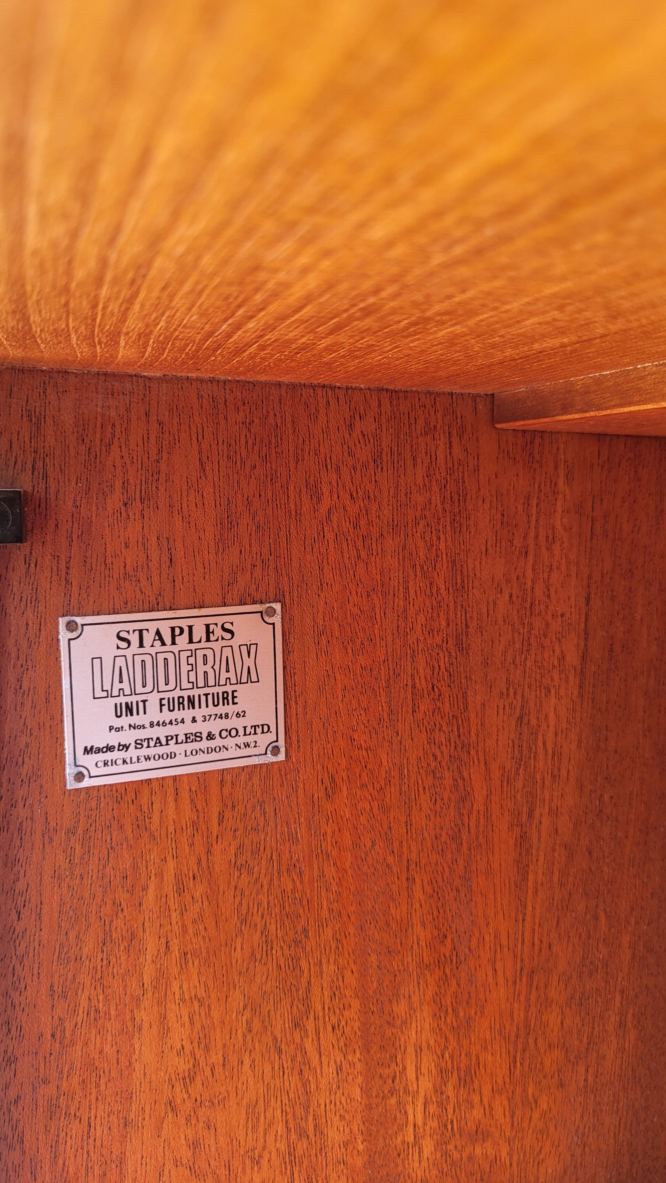 Système modulable Ladderax • Bureau Staples • Robert Heal, Londres, c.1960