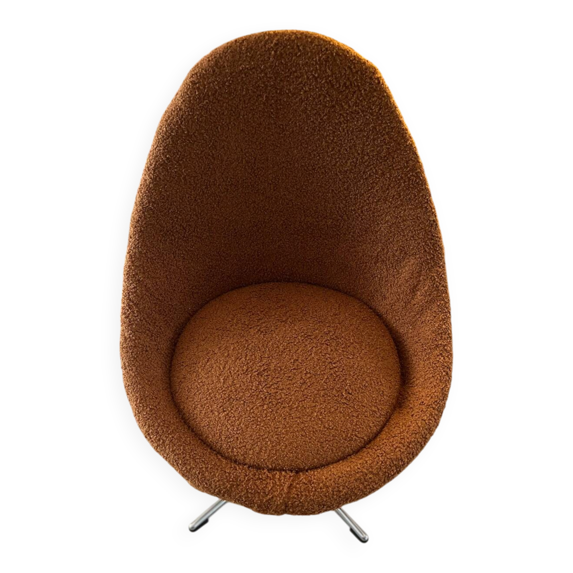 Vintage 1970s swivel egg chair