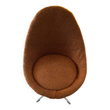 Vintage 1970s swivel egg chair