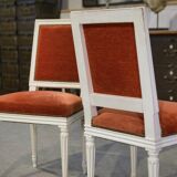 Set of 4 Louis XVI style chairs from the 1970s.