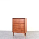 Mid-Century Danish Teak Chest of Drawers, 1960s.