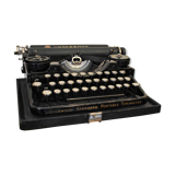 Underwood black notebook typewriter