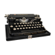 Underwood black notebook typewriter