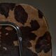 Chaise en fausse fourrure imprimée