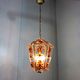 Glass flower hanging lamp 1950-60’s