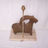 Zoomorphic lamp ram - 60s - 70s