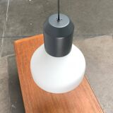 Minimalist bell-shaped pendant lamp in metal and glass, Italian by Sebastian Herkner for Classicon.