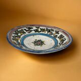 Qadjar, siliceous ceramic plate Persia Iran 18th century