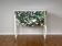 Commode gustavienne avec papier peint de Christian Lacroix, années 1950.
