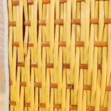 Rattan bread bin 1960