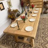 Farmhouse table with 2 extensions