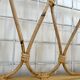Rattan wall shelf