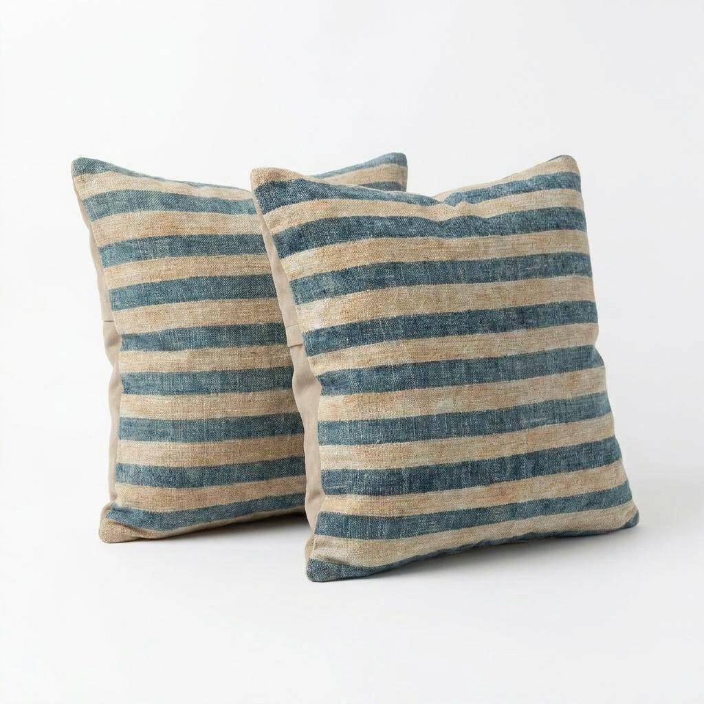 Set of 2 vintage Turkish cushion covers 51x51 cm