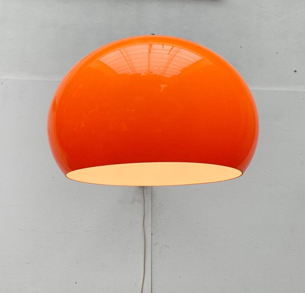 Mid-century space age extendable arc wall lamp, 1960s