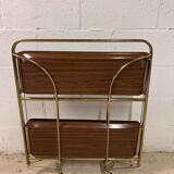 Vintage folding bar cart / tea trolley
