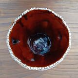 Vintage glazed ceramic vase - Fat Lava