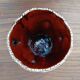 Vintage glazed ceramic vase - Fat Lava