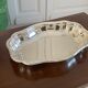 Silver metal bread basket Louis XV style