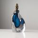 Orrefors Swedish Modern Blue Cased Glass Table Lamp Numbered 1950s