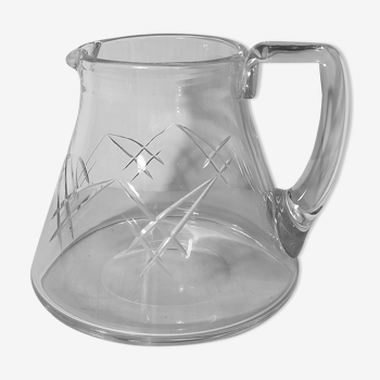 Crystal water pitcher early twentieth century