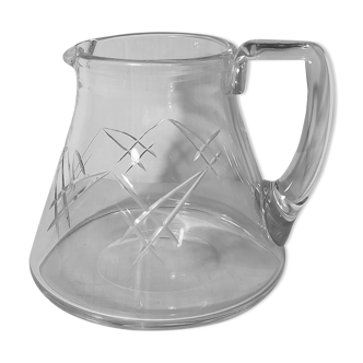 Crystal water pitcher early twentieth century