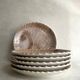 Set of 6 fish plates in ceramic – Sarreguemines