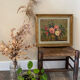 Peinture nature morte bouquet de roses