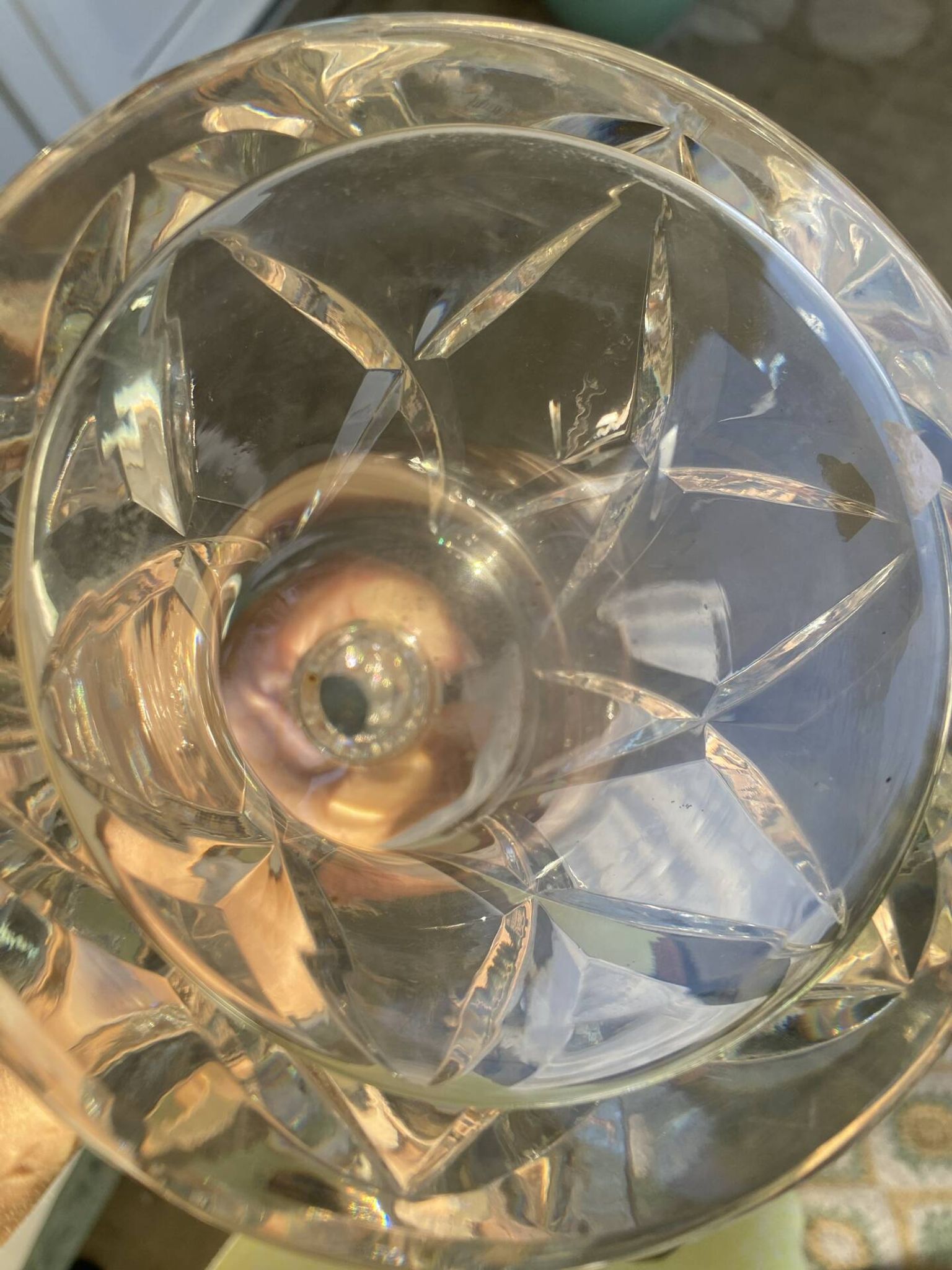Crystal carafe signed Saint Louis model Camargue.