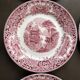 Set of 6 dessert plates, “Cambridge Old England” pattern