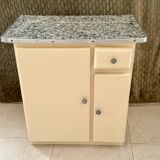 Small kitchen sideboard from the 50s, vintage kitchen furniture.