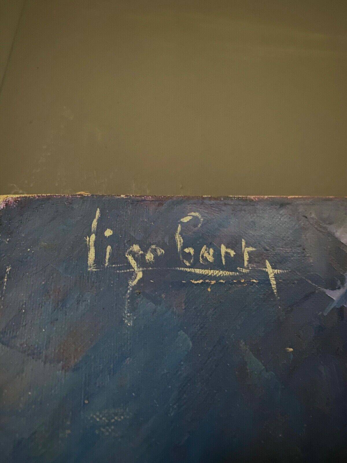 Oil on canvas still life with flowers by Ligo Bart 20th century