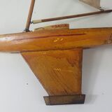 Ancient basin sailboat