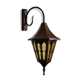 Copper metal lantern