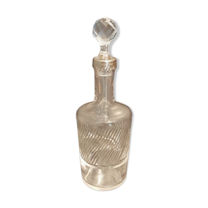 Carafe en verre moulé - monture