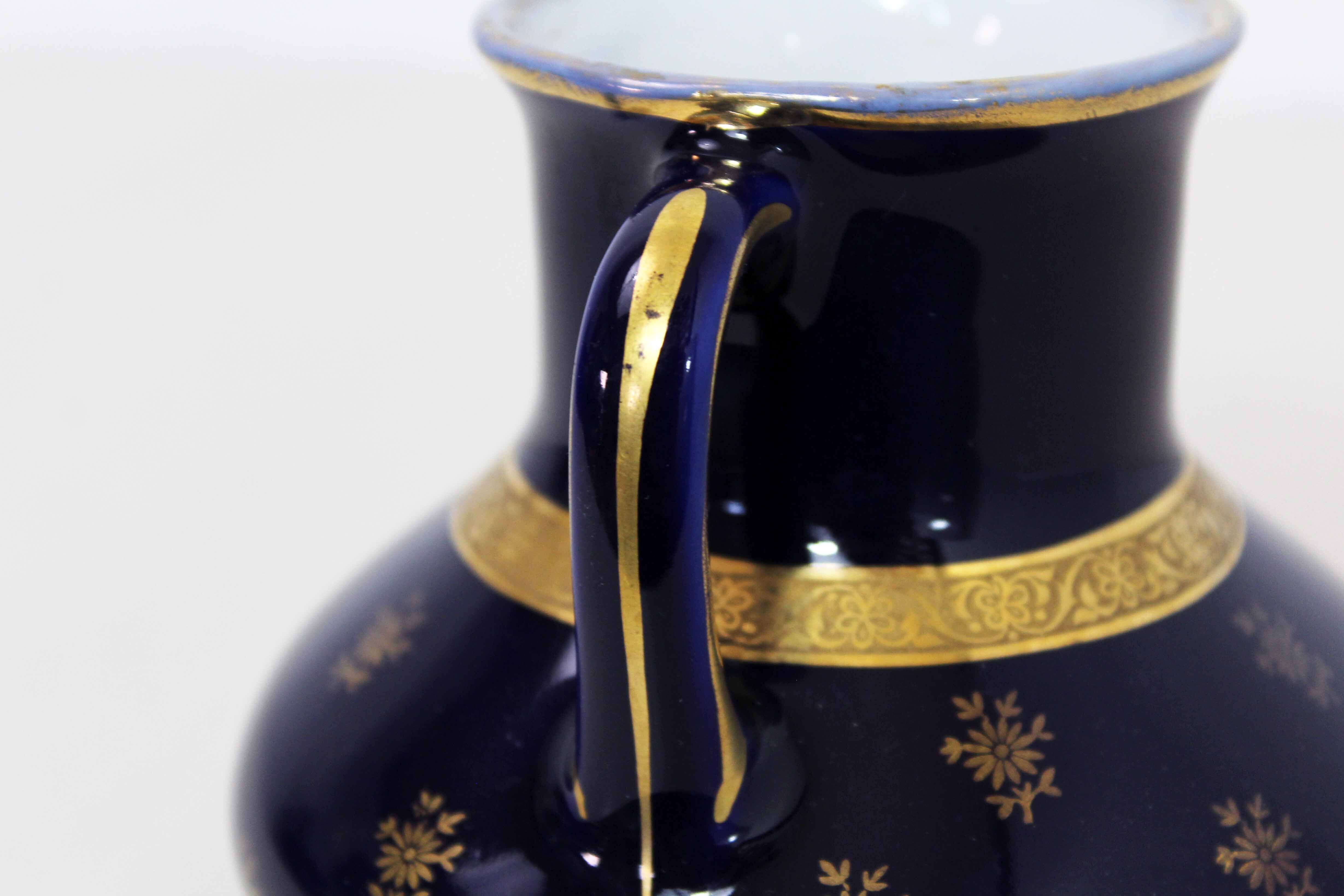 Limoges porcelain vase