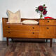 Mid century retro vintage teak telephone seat by G-Plan 1960