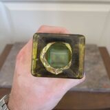 Old Decanter Vase Soliflore Green Carafe Spain 37 cm