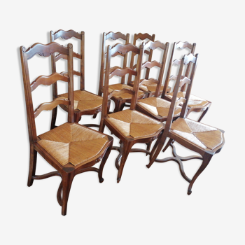 Lot de 8 chaises