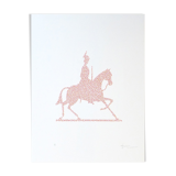 BROSSA Joan, Poema visual 4, 1989. Original lithograph signed and numbered in pencil