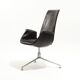 Fauteuil en cuir fk 6725, knoll, fabricius & kastholmon, 1960s