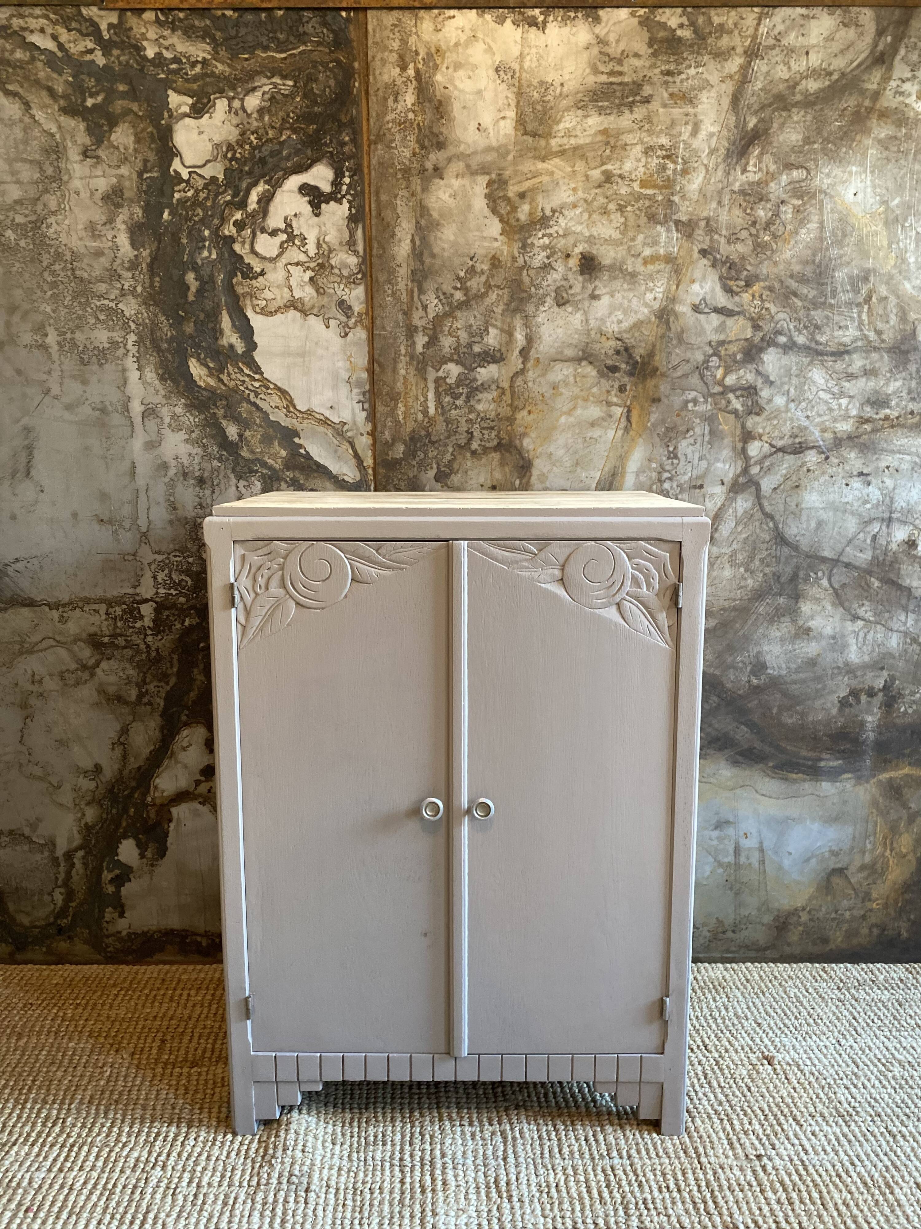 Buffet 50s raw wood & ice brown