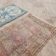 Vintage handmade Turkish rug 55x92 cm