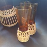 Water pitcher and 5 glasses